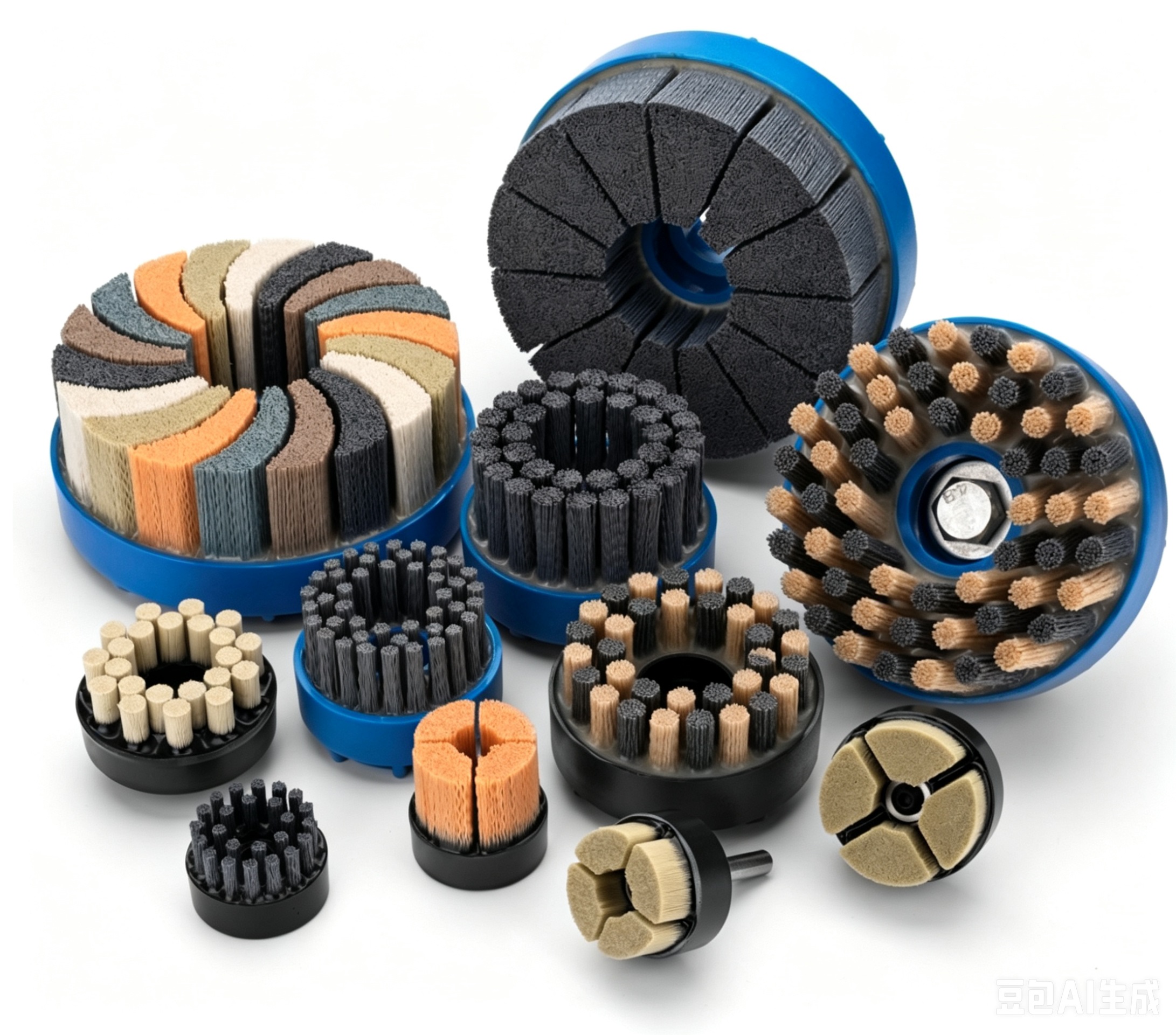 Disc type brush(with abrasives in material)