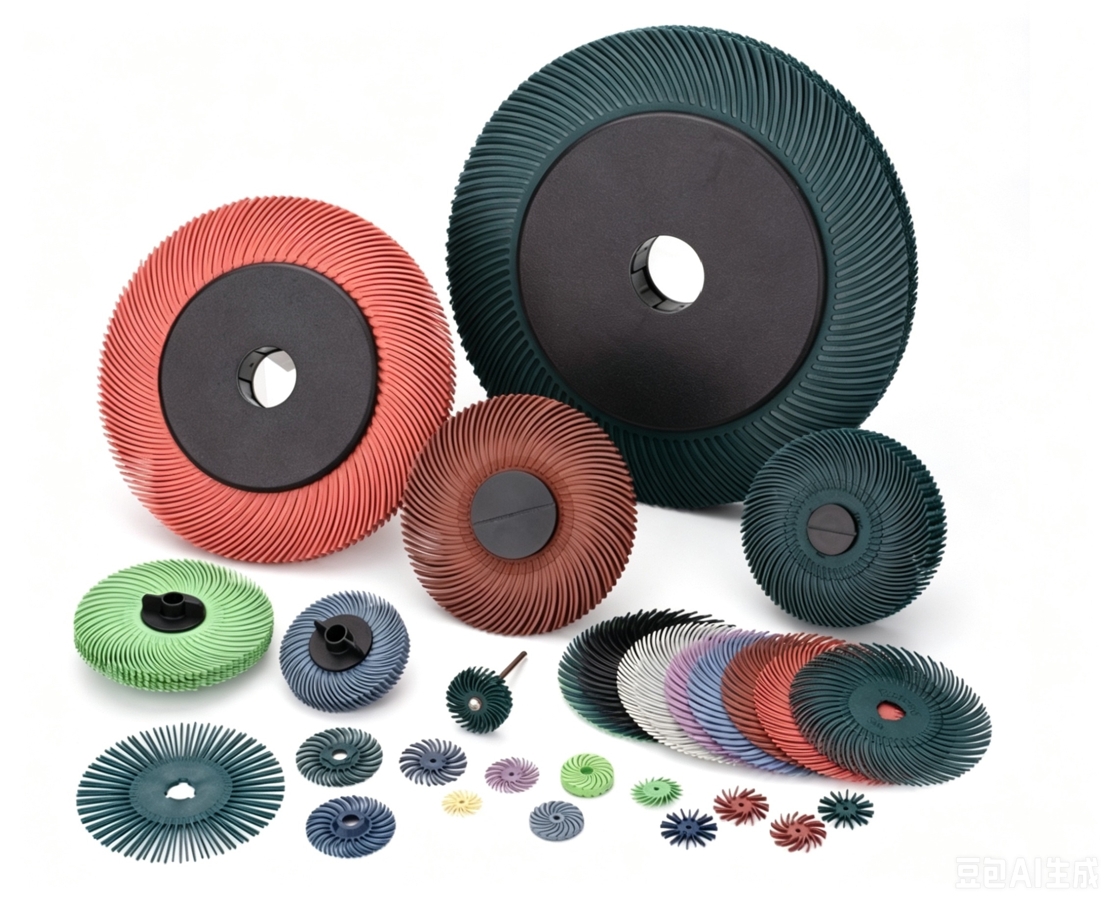 Flap grinding wheels(abrasives in the material)